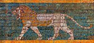 Tile Lion from Ishtar Gate in Babylon