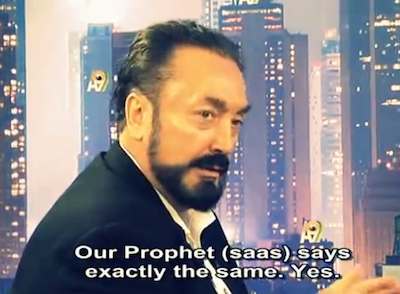 Our Prophet says exactly the same. Yes.