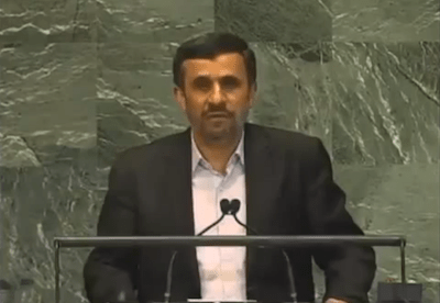 Ahmadinejad Gives 34 Minute Speech Before UN Assembly Calling for the Arrival of the&nbsp;Antichrist