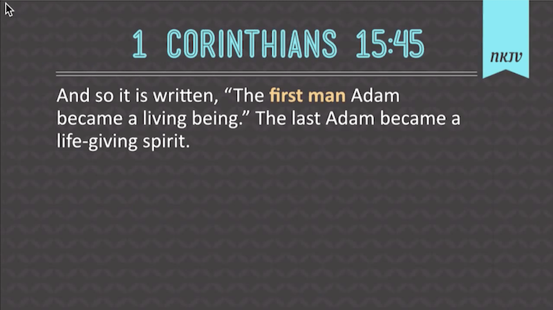 1 Corinthians 15.45